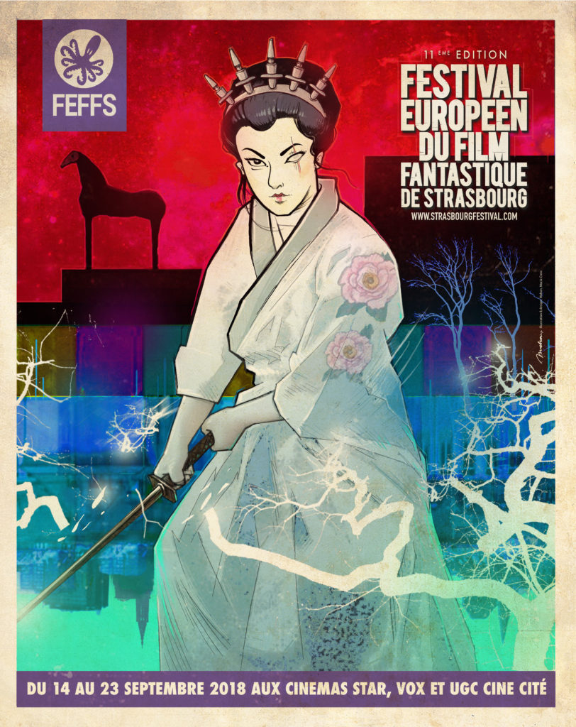 Affiche de la 11e édition du Festival Européen du Film Fantastique de Strasbourg