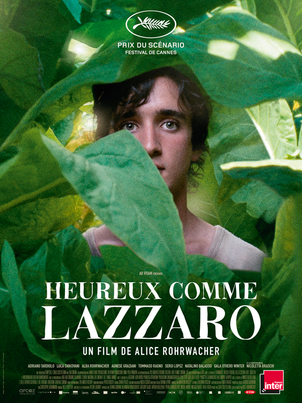 Affiche du film Heureux comme Lazzaro, d'Alice Rohrwacher (Italie 2018)