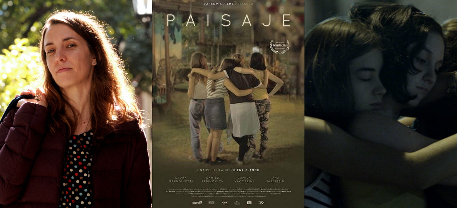 Photo de la réalisatrice argentine Jimena Blanco, affiche et photo de son premier film Paisaje