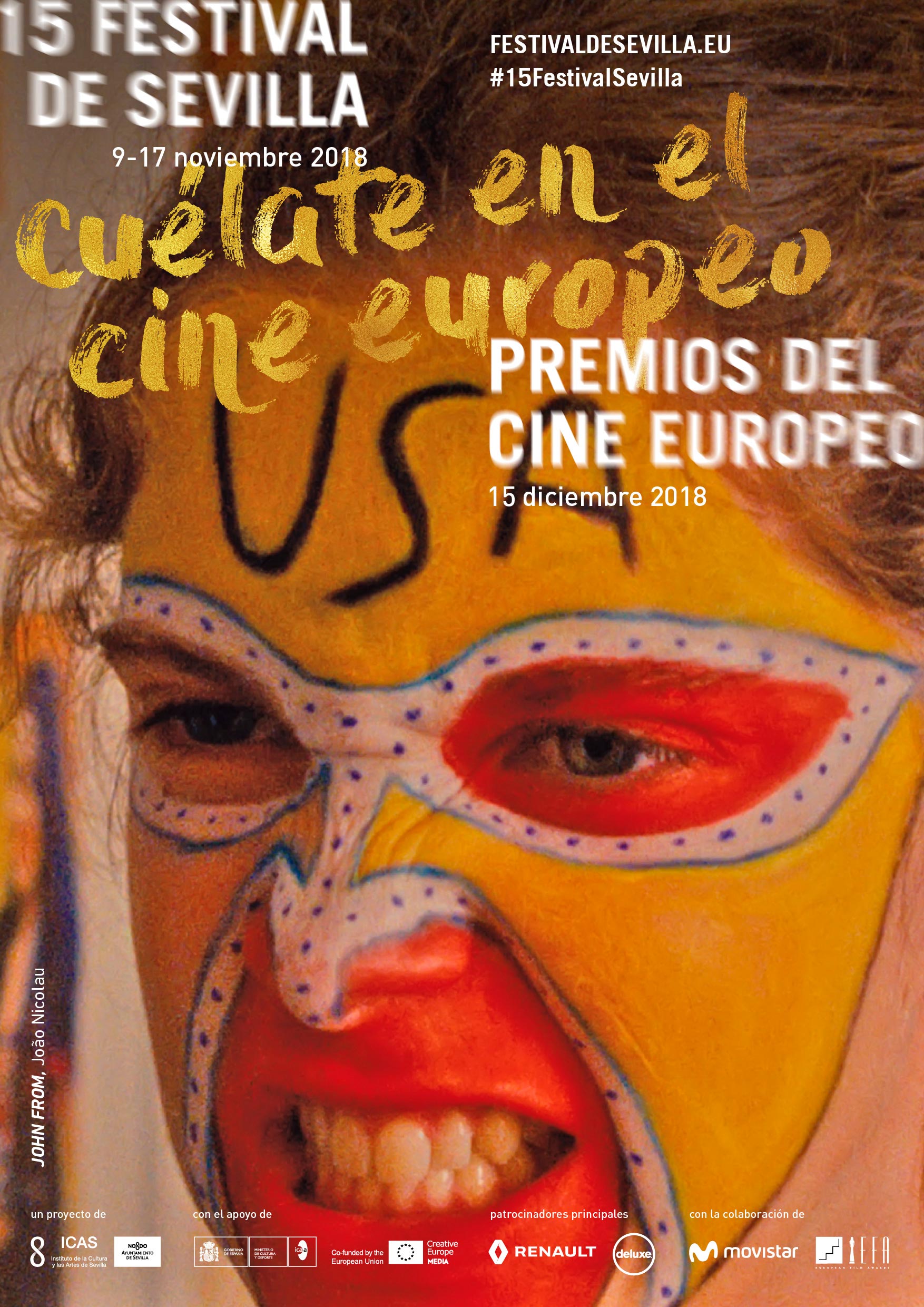 Affiche du 15e festival du cinéma européen de Séville