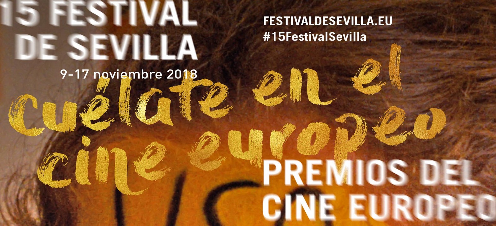 Détail de l'affiche du 15e festival de Séville dédié au cinéma européen
