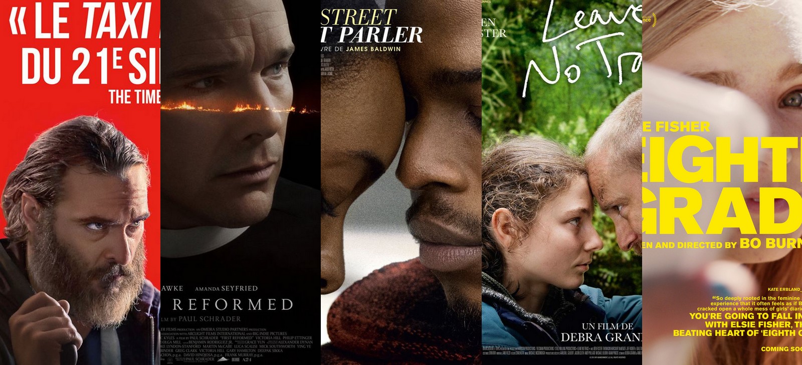 A Beautiful Day, Sur le chemin de la rédemption, Si Beale Street pouvait parler, Leave No Trace et Eighth Grade nommés au Spirit Award du meilleur film