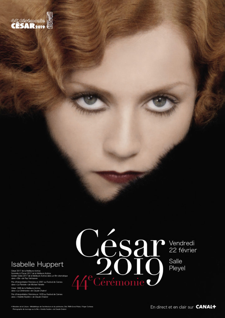 Isabelle Hupper, affiche de la cérémonie des César 2019